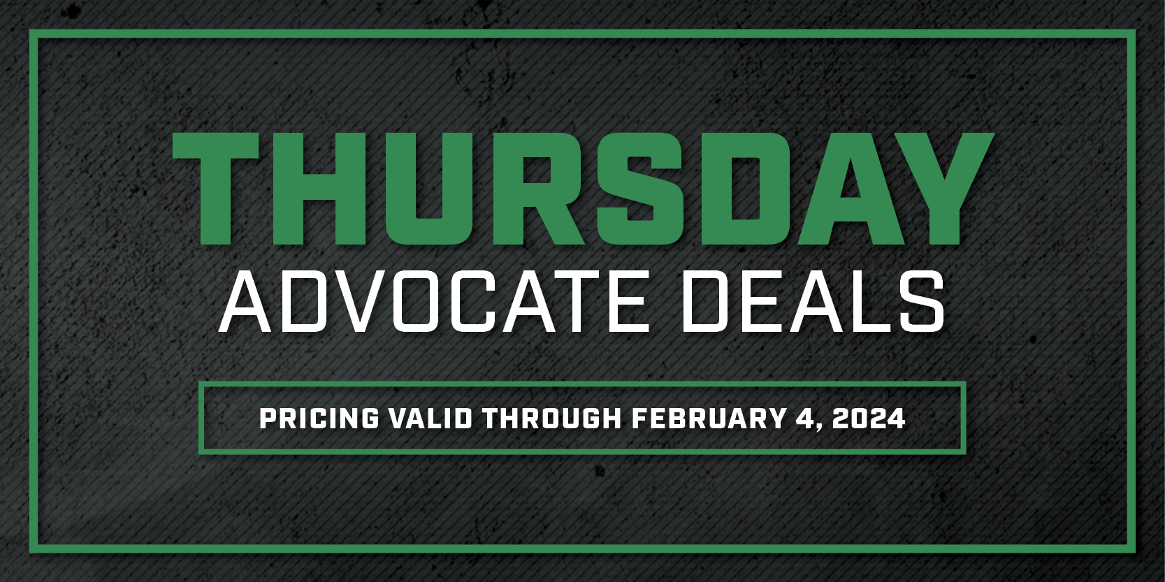 Thursday Deals January 18th 2024 Vance Outdoors